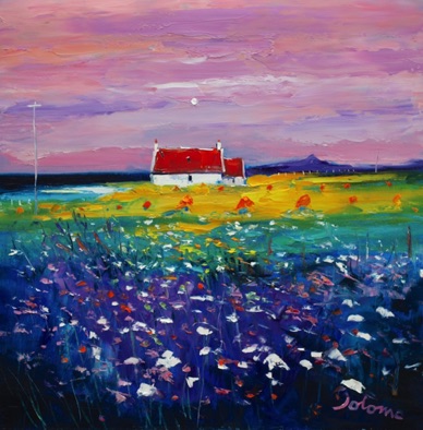 A Sultry Eveninglight Isle of Tiree 24x24